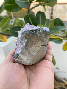 Amethyst Druzy <b>Cluster</b> | Natural Purple <b>Crystal</b> Geode | Raw Mineral Display for Home Decor & Gift Chakra Stones Feng Shui - Product Image 6