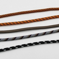 Vente en gros de cordon tressé en polyester 5mm 6mm 8mm corde ronde en macramé cordon en nylon torsadé coloré pour sac vêtement