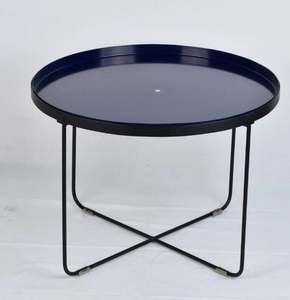 Mesa Auxiliar Metálica Móvil de Lujo |   Bandeja Decorativa Moderna Art Deco Impermeable para Sala de Estar, Dormitorio, Entrada, Decoración del Hogar, Marco de Hierro - Product Image 2