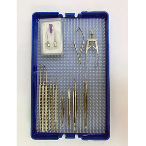 Instruments chirurgicaux ophtalmiques de haute qualité, 15 pièces : Ciseaux, rétracteurs, pinces, spéculums SURGINEXA réutilisables SR-OP-0404 pour usage humain - Product Image 3