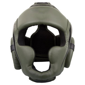 Premium New Boxing Head Guard Wholesale Custom Logo Unisex Youth Adult High Quality Leather Breathable Headgear Sale - Product Image 2