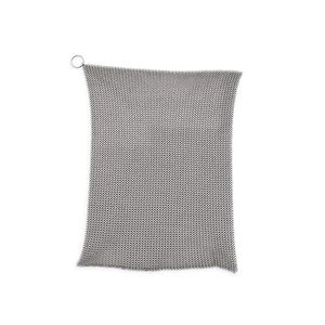 Reliable Manufacturer Metal Chainmail Scrubber With Stainless Steel Rings For Cleaning <b>Cast</b> Iron <b>Pans</b> Pots And Kitchen Utensils - Product Image 3
