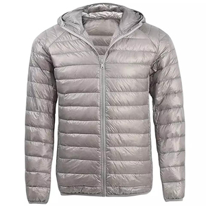 Custom Logo OEM Printed High Quality Casual Zipper Soft Shell Waterproof Windproof Breathable Winter Puffer <b>Jacket</b> for <b>Men</b> - Product Image 1