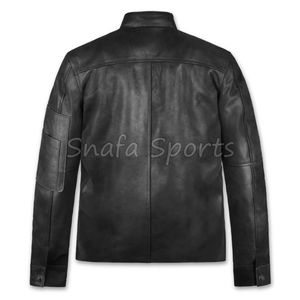 Chaqueta de Motociclista de Cuero Genuino Personalizada para Hombre con Logotipo Personalizado, Estilo Urbano, Secado Rápido, Transpirable, Chaquetas de Invierno - Product Image 2