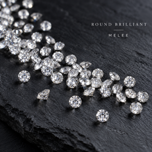 Diamantes Melee para Joyería, Color FG, Claridad SI, Corte Brillante Redondo Natural, Diamantes Sueltos de 2.1-2.6mm |   Material de Piedras Preciosas Finas - Product Image 4