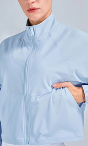 Women's Long Sleeve Fitness Sports <b>Jacket</b> Full Zip Stretch <b>Workout</b> Training Running Activewear Gym Wear wholesale sports clothe - Product Image 5