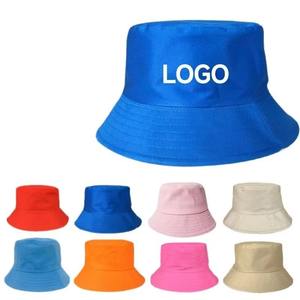หมวกบักเก็ตปีกกว้างป้องกันแสงแดด ผลิตตามสั่ง ปักโลโก้ ผ้าฝ้าย เหมาะสำหรับกิจกรรมกลางแจ้ง ตกปลา เดินป่า ใส่ลำลอง - Product Image 1