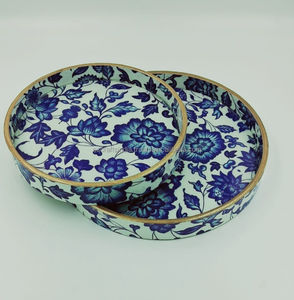 ถาดเสิร์ฟเคลือบไม้สี่เหลี่ยมผืนผ้าไม้หรูหราสีทองเงินเป็นมิตรกับสิ่งแวดล้อมเครื่องล้างจานปลอดภัยสำหรับห้องครัวห้องรับประทานอาหารบาร์ตกแต่งบ้าน - Product Image 1