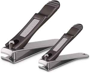 Juego de Cortaúñas de Acero Inoxidable al por Mayor, Cortaúñas Grandes para Dedos de los Pies y de las Manos, Duraderos, Afilados, de Metal Mate - Product Image 1