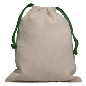 Sac de rangement de luxe 100 % coton biologique écologique personnalisé avec rabat, résistant à l'eau, pour sacs à main, chaussures et autres articles, avec cordon de serrage - Product Image 4