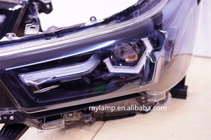 토요타 하이럭스 N80 2020년식 이후 LED 프로젝터 SR SR5 헤드라이트 (화이트 DRL 인디케이터 및 멀티컬러 RGB 헥스 링 포함) - Product Image 3