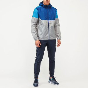 New Stylish <b>Men's</b> Warm Windbreaker Jacket With Zipper Thin Winter Windproof Windbreaker Set Wholesale Rate Custom Fashion - Product Image 1