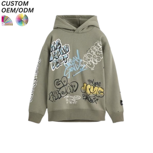 Children's Casual Knitted Solid Color Sports Hoodie Customizable Pattern Generation Hair Pullover Sweatshirt Baby Foreign Trade - Product Image 5
