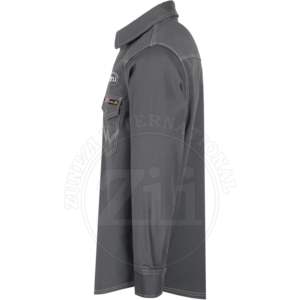 Camisas de Trabajo de Soldadura Resistentes al Fuego CAT2, Certificadas FR, Mangas Largas, Botones de Presión, ZUNEZI ZI-8013, Resistencia al Calor de 300-500 °C - Product Image 2