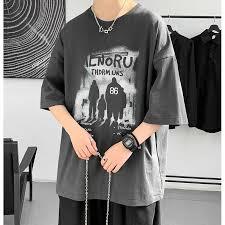 T-shirt graphique de haute qualité pour homme, vêtement décontracté, t-shirt imprimé pour homme, coton premium, logo personnalisé, impression sérigraphique, streetwear, coupe ample - Product Image 5