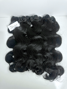 Venta al por mayor de fábrica Lexhair: Cabello virgen vietnamita 100% de doble trama súper premium de 100g, ondulado natural. - Product Image 4