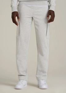 Custom Mens Fleece Solid Relaxed Fit <b>Jogger</b> Sweatpants Breathable Midweight Elastic Waistband - Product Image 1