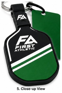 Durable Pickleball Keychain with Detailed Paddle and Ball Charm Premium Metal <b>Ring</b> for Everyday Use Sports Fans and Collectors - Product Image 6