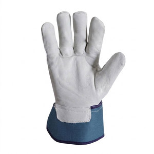 Gants de jardinage en cuir de vachette durables de haute qualité certifiés CE, antistatiques, antidérapants, résistants à la chaleur, 11 oz, doux - Product Image 2
