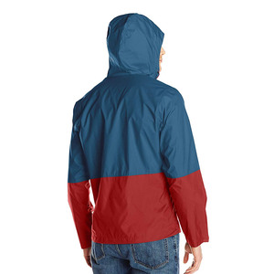 เสื้อแจ็คเก็ตฮู้ดแบบ unisex สีเทา ผ้า softshell ซิปหน้า มีกระเป๋า ทรงโอเวอร์ไซส์ กันน้ำ กันกรด - Product Image 5