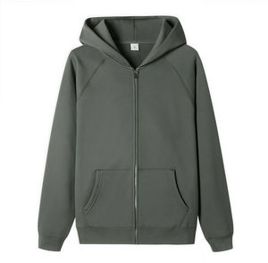 Lightweight Hoodie Super Quality Men Shell Winter Warm Hooded Hoodie Cotton Fleece Full Zip Customized Breathable Hoodies - Product Image 3