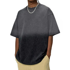 เสื้อยืดลายฟอกสีแบบหนาสองชั้น แขนสั้น - Product Image 4