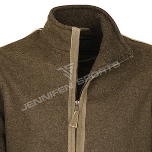 Veste de chasse respirante en laine 100% sur mesure, design tricoté, style décontracté pour homme, doublure en polyester, dernière tendance - Product Image 2