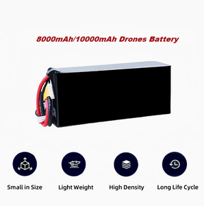 8000mAh 10000mAh LiPo <b>Drone</b> <b>Battery</b> Small Lightweight High Density Long Life Cycle - Product Image 1