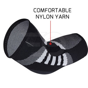 แผ่นรองข้อศอกแบบนุ่ม ปลอกแขนแบบรัดกระชับ ป้องกันแรงกระแทก อุปกรณ์ป้องกันสำหรับออกกำลังกาย ฟิตเนส ปั่นจักรยาน ฝึกซ้อม กีฬากลางแจ้ง - Product Image 4