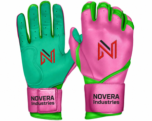Gants de frappeur de baseball en cuir véritable personnalisés avec logo sur mesure – Fabricant OEM/ODM de qualité supérieure, vente en gros 2026 - Product Image 3