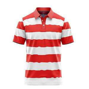 Polos pour hommes haute performance, imprimés, pour activités de plein air, respirants, anti-humidité, pour un usage quotidien. - Product Image 1