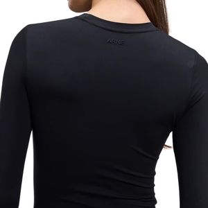 Camiseta Casual de Manga Larga para Mujer, Cuello Redondo, Básica, Suave, Transpirable, Ligera, Ropa de Mujer para Uso Diario, Venta al Por Mayor - Product Image 4