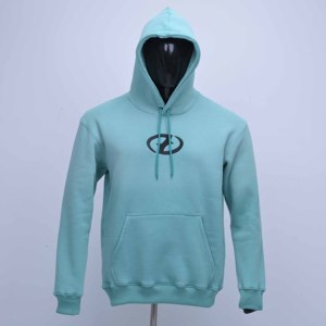 Sudaderas con capucha de manga larga para hombre, de felpa con lavado ácido y serigrafía frontal, con logotipo personalizado de calidad premium. - Product Image 1