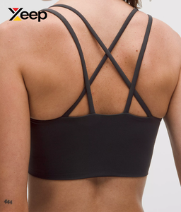 เสื้อชั้นในกีฬาโยคะคุณภาพสูงสำหรับผู้หญิง XEEP รุ่น XC-SB-116 แบบเรียบง่าย ระบายอากาศได้ดี สายปรับได้ แผ่นรองถอดออกได้ รองรับได้ดีเยี่ยม แห้งเร็ว - Product Image 4