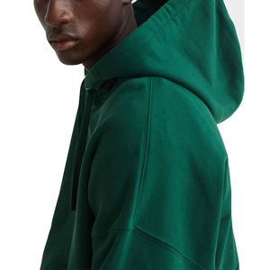 Wholesale Price Blank Zipper-Up Fleece Hoodie Cotton Blended Workout Hip Hop <b>Waterproof</b> High Quality Cheap Price Hoodies for Men - Product Image 4