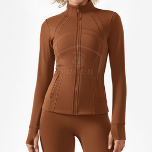 <b>Workout</b> Wear Gym Fitness Comfort Lightweight Breathable Quick Dry Plus Size New Design Gym <b>Jacket</b> For Women - Product Image 2