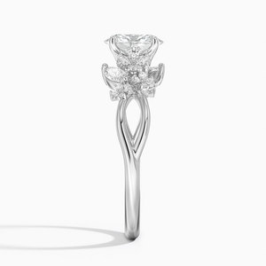 BOJ <b>Ring</b> 083 Oval Cut 925 <b>Silver</b> Flower Cluster <b>Solitaire</b> Diamond <b>Ring</b> 2ct D Color VVS1 Moissanite GRA Certified Low Price - Product Image 3