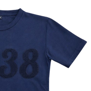 T-shirt en chenille personnalisé avec logo brodé, tee-shirt oversize en coton, streetwear unisexe, vêtements de mode en gros - Product Image 6