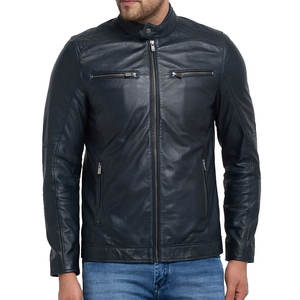 Nouvelle veste en cuir pour homme, respirante, légère, écologique, vintage, réversible, la plus élégante, en cuir lourd - Product Image 1
