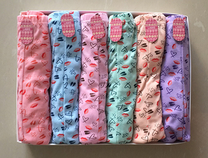 Shorts en coton imprimé rose pour femme, taille mi-haute, élastique, confortable, décontracté, respirant, en maille - Product Image 2