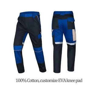 Wholesale Custom Made Unisex High Visibility Reflective Safety Breathable Work Trousers <b>Hi</b> <b>Vis</b> Cargo <b>Pants</b> Custom Logo Colors - Product Image 3