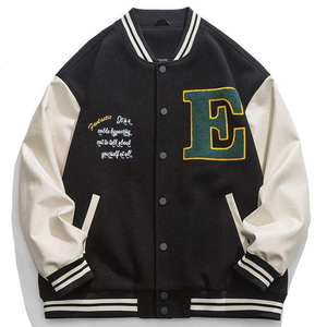 Wholesale Oversized <b>Yellow</b> Front Custom Logo Windproof Embroidered Motorcycle Jacket Men Autumn - Product Image 1