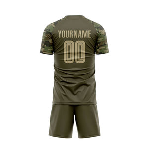 Uniforme de Fútbol Sublimado Personalizado de Último Diseño, Transpirable, 100% Poliéster, Liso, Nueva Llegada 2025, Servicios OEM, Corte Regular, Pantalón Corto - Product Image 3