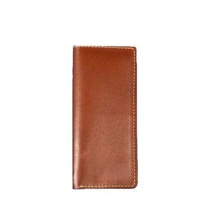 Tan Genuine <b>Leather</b> Long <b>Wallet</b> <b>Men</b> Luxury Slim Travel <b>Bifold</b> Clutch Card Holder Cash Pocket Minimalist <b>Wallet</b> Vintage Matte - Product Image 5
