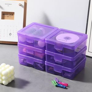 Piccoli Contenitori di Plastica Trasparente con Coperchi Impilabili Organizzatori per Arti e Mestieri per una Conservazione Efficiente - Product Image 2