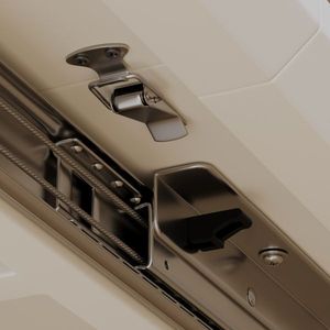 Tavolo da Pranzo Espandibile a U in Stile Industriale Moderno, 47.24-62.99 Pollici, in MDF Bianco, con Sedute Reclinabili - Product Image 6