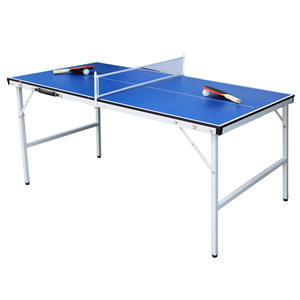 Table de ping-pong pliable de 5 pieds et 60 pouces, ensemble de tennis de table d'intérieur, table de jeu - Product Image 1