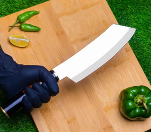 Couteau de chef LEGACY BLADES, forgé à la main, en acier à haute teneur en carbone, style japonais, manche en résine fait main, couteau de cuisine - Product Image 2
