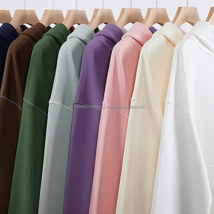 Sweat à capuche en molleton lourd 420G pour hommes et femmes, ample, oversize, épaules tombantes, manches longues, logo personnalisé - Product Image 2