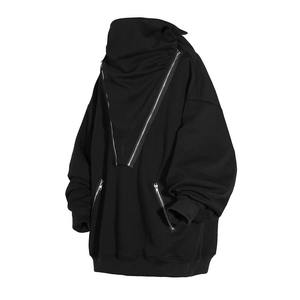 Sudadera Techwear Táctica Urbana con Múltiples Cremalleras y Cuello Alto Estilo Ninja, Cyberpunk, Harajuku, Oversize para Hombre - Product Image 2